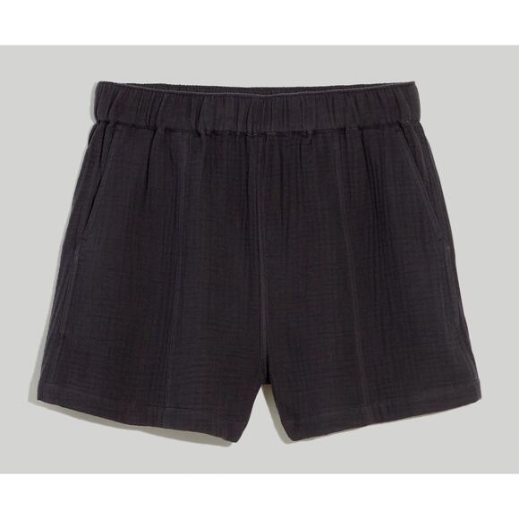 Madewell gray Easy Pull-On Shorts in Lightspun - Picture 2 of 10